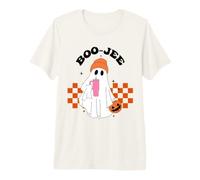 Boo JEE Ghost Cute Spooky Halloween Maglietta Premium