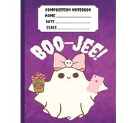 Boo-Jee Ghost Notebook - Cute Aesthetic Journal for Notes, spooky ghost girl Vibes: composition notebook, 100 pages B&W, wide ruled.
