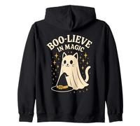 Boo-Lieve in Gatto Magico Felpa con Cappuccio
