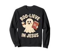 Boo-Lieve in Gesù - Cristianesimo di Halloween Felpa