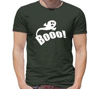 Boo - Maglietta Da Uomo - Fantasma Zucca Halloween Fantasmi Mostro Spaventoso