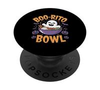 Boo-Rito - Ciotola divertente con fantasmi di Halloween PopSockets PopGrip Adesivo