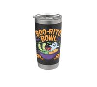 Boo-Rito Ciotola Halloween Spooky Fun Bicchiere termico in acciaio inox doppia parete