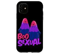 Boo Sexual Bisexual Ghost Pair Word Game for Halloween Custodia per iPhone 11