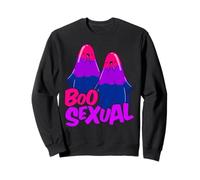 Boo Sexual Bisexual Ghost Pair Word Game for Halloween Felpa