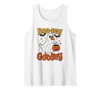 Boo-sey Goosey Divertente Halloween Goose Trick or Treat Graphic Canotta