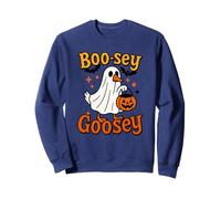 Boo-sey Goosey Divertente Halloween Goose Trick or Treat Graphic Felpa