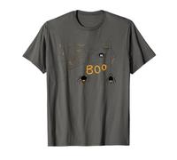 Boo Spider Web Halloween Spooky Spider Design per ottobre Maglietta