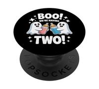 Boo Stiamo avendo due divertenti gemelli di Halloween rivelazione di genere PopSockets PopGrip Adesivo