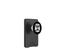 Boo Stiamo avendo due divertenti gemelli di Halloween rivelazione di genere PopSockets PopWallet per MagSafe