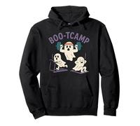 Boo-TCAMP Funny Ghost Gym - Halloween Workout Fitness Ghost Felpa con Cappuccio