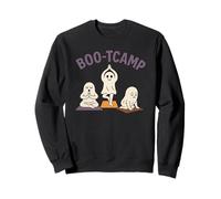 Boo-TCAMP Funny Ghost Gym - Halloween Workout Yoga Fit Ghost Felpa