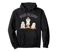 Boo-TCAMP Funny Ghost Gym - Halloween Workout Yoga Fit Ghost Felpa con Cappuccio