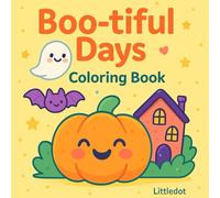 Boo-tiful Day: Vol.1 Cute Halloween Book for Adults and Teens Featuring Cute Ghosts, Magical Pumpkins, and Spooky Cozy Scenes for Relaxation
