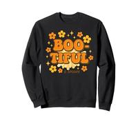 Boo Tiful e Spooky Halloween Ghost Design Felpa