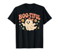 Boo-Tiful Fantasma Carino Divertente Detto Halloween Design Maglietta