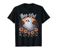 Boo-Tiful - Girasole Gotico Fantasma Vintage Halloween Maglietta