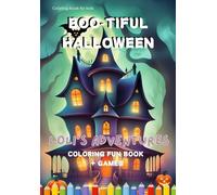 Boo-tiful Halloween: Playbook coloring book for kids