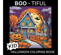 BOO-TIFUL Kids Halloween Coloring Book