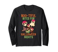 Boo-Tiful Morsi per Halloween Notti Cuoco Cucina Halloween Maglia a Manica