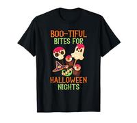 Boo-Tiful Morsi per Halloween Notti Cuoco Cucina Halloween Maglietta