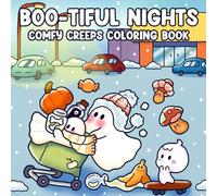 Boo-tiful Nights Coloring Book: Festive Coloring Pages with Playful Halloween Character Designs for All Ages Fun & Relaxation