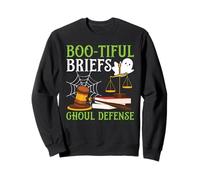 Boo-Tiful Slip Ghoul Difesa Avvocato Spaventoso Halloween Felpa