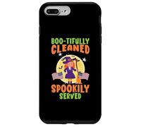 Boo-tifully Pulito Spookily Servito Scuola Janitor Halloween Custodia per iPhone 7 Plus/8 Plus