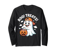 Boo Treats - Secchiello per Caramelle a Forma di Fantasma Maglia a Manica
