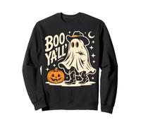 Boo Y'All - Costume da Cowgirl con Fantasma Divertente, per Halloween Felpa