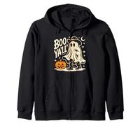 Boo Y'All - Costume da Cowgirl con Fantasma Divertente, per Halloween Felpa con Cappuccio