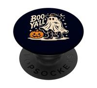 Boo Y'all - Costume da cowgirl con fantasma divertente, per Halloween PopSockets PopGrip Adesivo