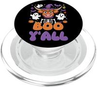 Boo Y'all Funny Halloween Mucca Fantasma PopSockets PopGrip per MagSafe