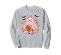 Boo Y'All - Stivali da Cowboy Fantasma per Halloween, Motivo: Rose Felpa