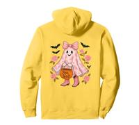 Boo Y'All - Stivali da Cowboy Fantasma per Halloween, Motivo: Rose Felpa con Cappuccio