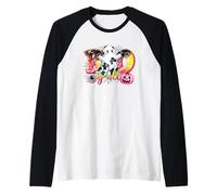 Boo Y'All Zucca Fantasma Spirito di Halloween Maglia con Maniche Raglan
