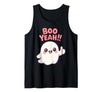 Boo Yeah Chibi Fantasma Kawaii Halloween Spettrale Canotta