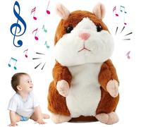 Booaee Criceto parlante,Peluche per bambini, peluche interattivo per neonati e bambini