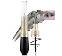 Boobeen 2 in 1 Ombretto Eyeliner con doppia estremità Matita Crayon Shimmer Eyeshadow Stick con Eyeliner Liquido, Stick Illuminante Occhi Crema Ombretto Penna Creare Glitter Trucco Occhi