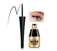 Boobeen Eyeliner Liquido Impermeabile, Nero Opaco e Marrone, Applicatore Micro Punta Precisa per Eyeliner, Liner a lunga tenuta per Sguardi Audaci