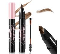 Boobeen Microblading Eyebrow Pen - Matita per sopracciglia waterproof con pennello angolato, matite per sopracciglie per donne, matita per sopracciglia ad asciugatura rapida e a lunga tenuta
