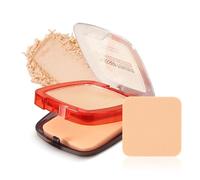Boobeen Pressed Setting Powder - Cipria opacizzante per il controllo del sebo, a lunga tenuta e resistente all'acqua, coprenza da media a totale modulabile, include piumino