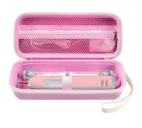 Boobowl Custodia compatibile con spazzolino elettrico ricaricabile Philips Sonicare ProtectiveClean 4100 6100 5100 6500 7500, borsa da viaggio per Oral-B Pro e Chager e accessori, Colore: rosa., 22.86