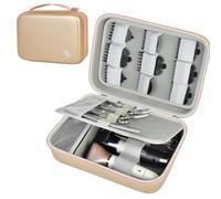 Boobowl Tagliacapelli, borsa accessori per tagliacapelli e accessori, box da uomo, tagliacapelli portatile, contenitore per tagliare i capelli, kit per toelettatura di guardia (solo scatola), Oro, 34