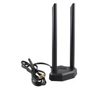 BOOBRIE 2.4GHz/5.8GHz Antenna WiFi Bluetooth Omni-Direzionale Potente Base Magnetica con Cavo di Prolunga da 200cm