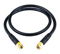 Boobrie Cavo Coassiale RG58 SMA Maschio a Maschio RF Connettore Adattatore 0,5 M 50±2 Ohm per Antenna WIFI Dispositivi Wireless (Non per TV)