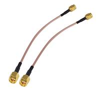 Boobrie Cavo SMA Maschio Coassiale RG316 15 cm - Prolunga Antenna WiFi per 4G e Router Wireless