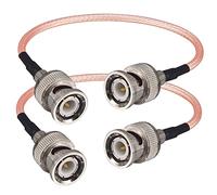 Boobrie RG316 Cavo BNC Maschio a Maschio 15CM - Coassiale 50 Ohm per Segnali Video CCTV DVR Antenna Scanner Radioamatori Portatili