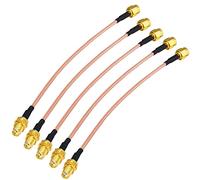 Boobrie RG316 Cavo SMA 15cm Maschio a Femmina 5 Pezzi - Coassiale Connettore Adattatore Antenna WiFi per 4G, Router Wireless