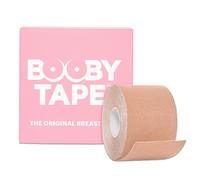 Booby Tape Nastro Autoadesivo per Sollevare il Seno per Tutte le Taglie, Aumenta Sostegno e Sicurezza, Versatile e Ideale per Qualsiasi Tipo di Indumento, Discreto e , Senza Lattice, 5M Colore Nude
